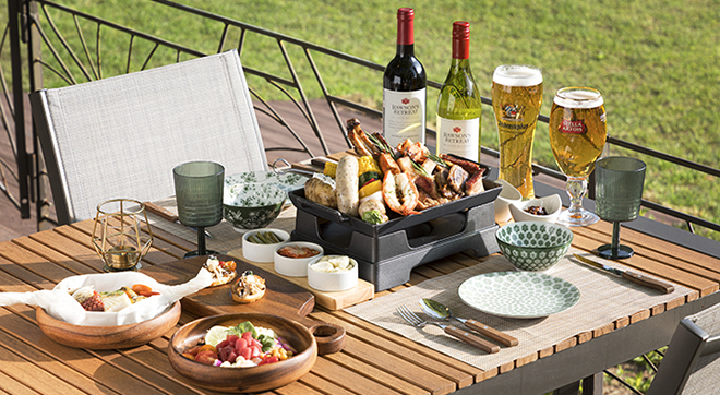 자연 힐링 가득한 잔디 광장에서 즐기는 프리미엄 BBQ - 확대보기