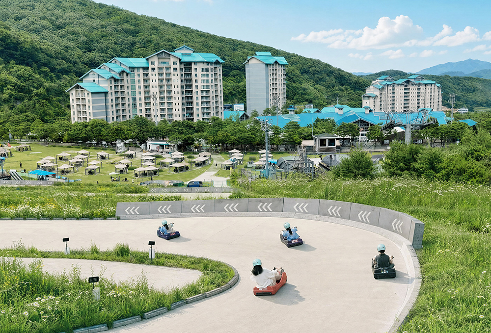 곤지암의 자연 속 짜릿한 질주 - 확대보기